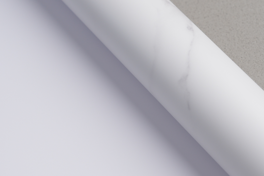 Jazz White Marble PVC Printing Decorative Film
